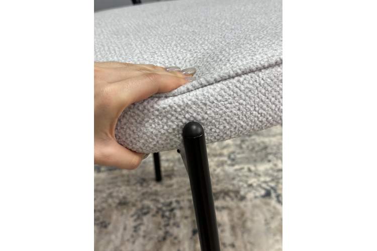 Комплект стульев 2шт KENNER 301SD черный/серебристый микробукле-4