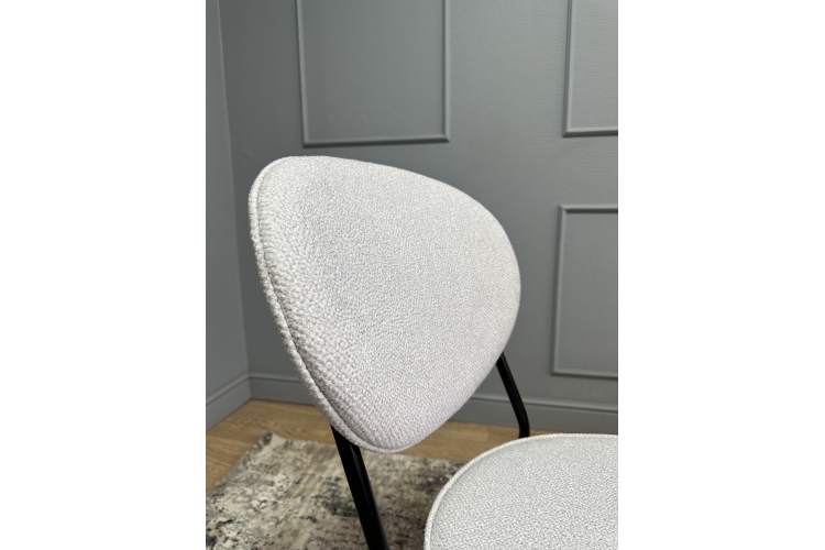 Комплект стульев 2шт KENNER 301SD черный/серебристый микробукле-5