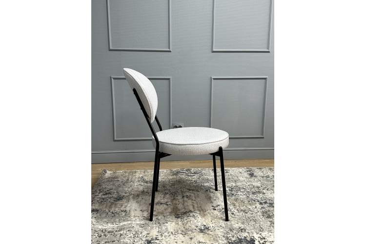 Комплект стульев 2шт KENNER 301SD черный/серебристый микробукле-8