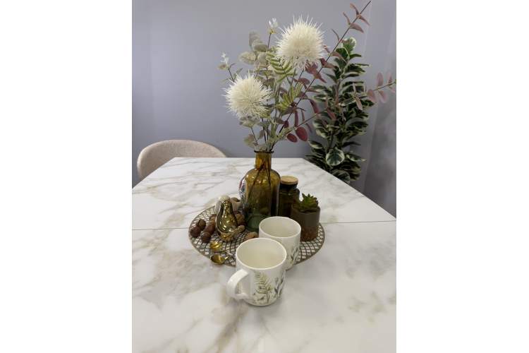 Стол KENNER SL1600 белый/керамика белая глянец-3