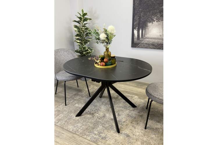 Стол KENNER DO1200 черный/керамика черная-3