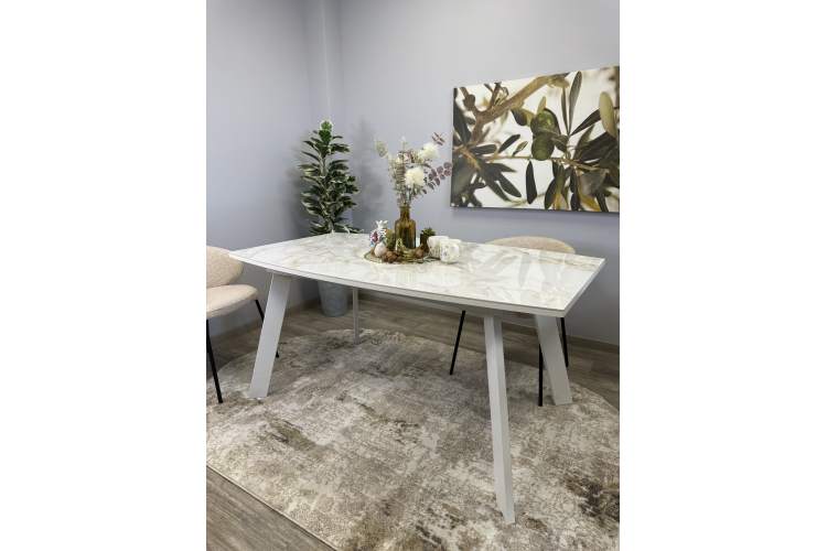 Стол KENNER SL1600 белый/керамика белая глянец-2