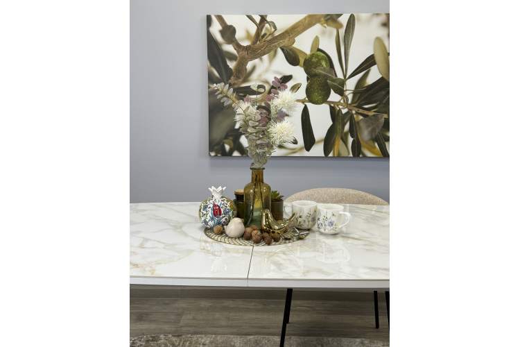 Стол KENNER SL1600 белый/керамика белая глянец-4