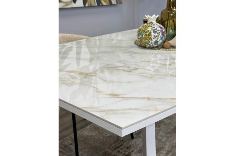 Стол KENNER SL1600 белый/керамика белая глянец-7