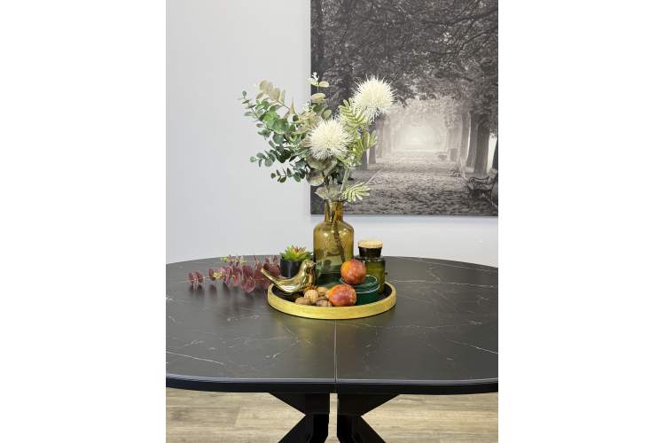 Стол KENNER DO1200 черный/керамика черная-2