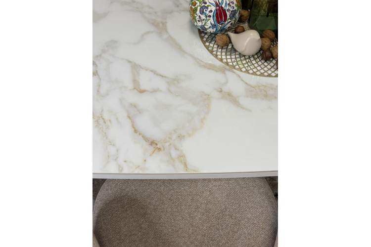 Стол KENNER SL1600 белый/керамика белая глянец-8