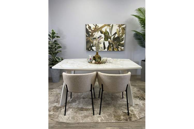 Стол KENNER SL1600 белый/керамика белая глянец-10