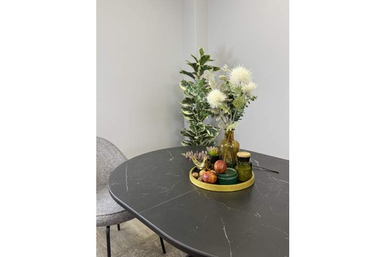 Стол KENNER DO1200 черный/керамика черная-5