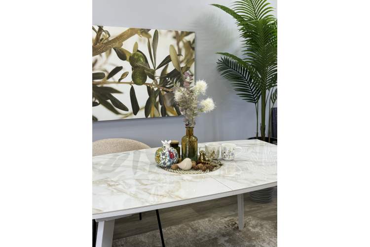 Стол KENNER SL1600 белый/керамика белая глянец-16