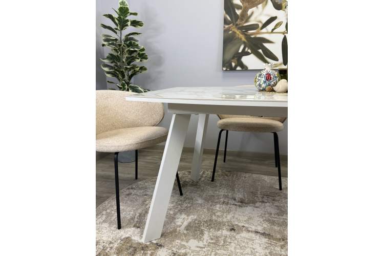 Стол KENNER SL1600 белый/керамика белая глянец-17