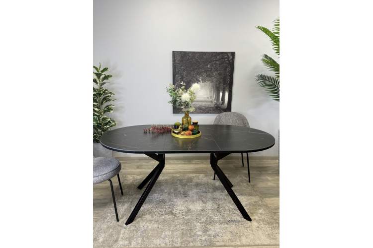 Стол KENNER DO1200 черный/керамика черная-11