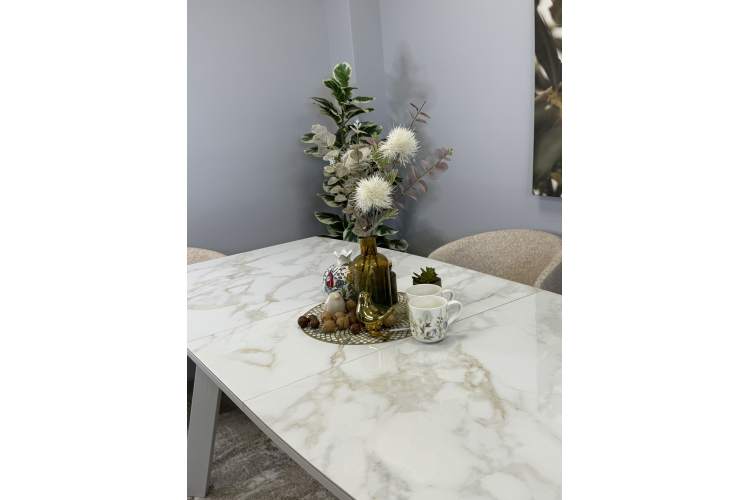 Стол KENNER SL1600 белый/керамика белая глянец-22