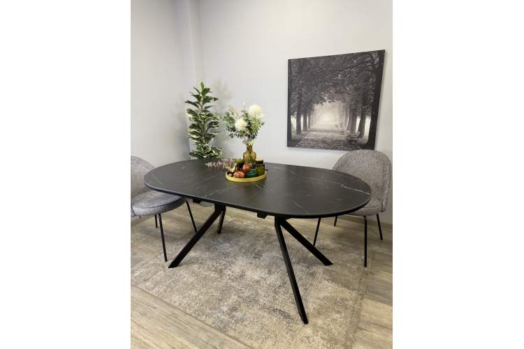 Стол KENNER DO1200 черный/керамика черная-14