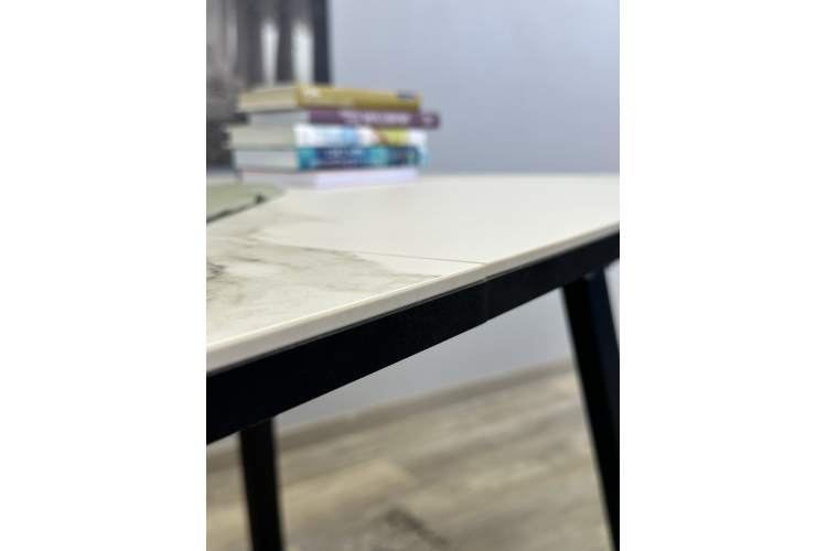 Стол KENNER AZ1400 черный/керамика белая-8