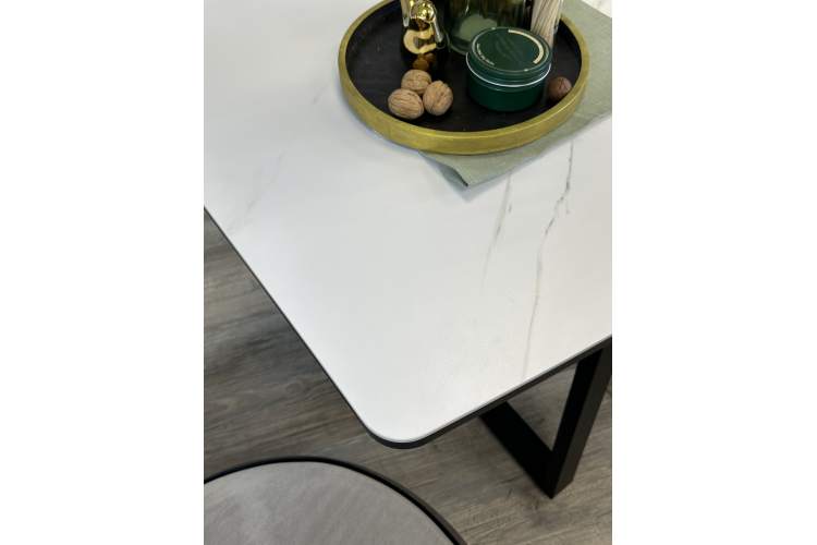 Стол KENNER AZ1400 черный/керамика белая-22