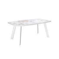 Стол KENNER SL1600 белый/керамика белая глянец