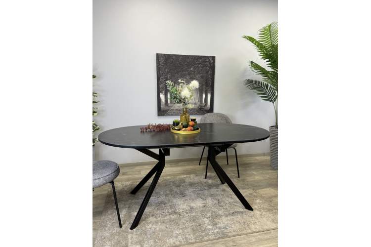 Стол KENNER DO1200 черный/керамика черная-13