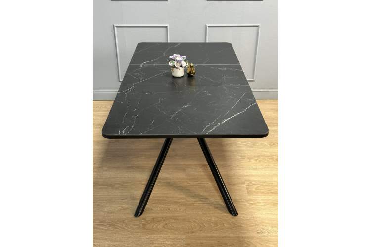 Стол KENNER DC1300 черный/керамика мрамор черный-4