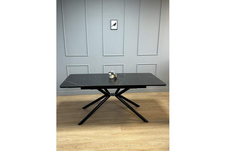 Стол KENNER DC1300 черный/керамика мрамор черный-2