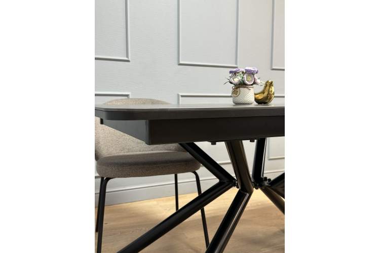 Стол KENNER DC1300 черный/керамика мрамор черный-9