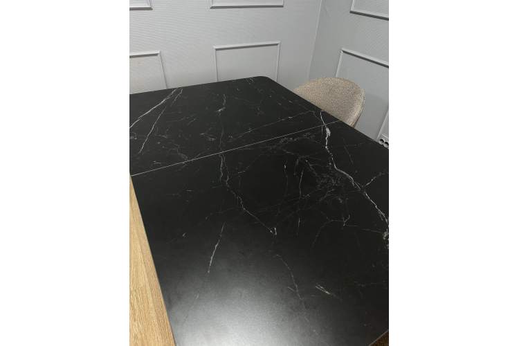 Стол KENNER DC1300 черный/керамика мрамор черный-8