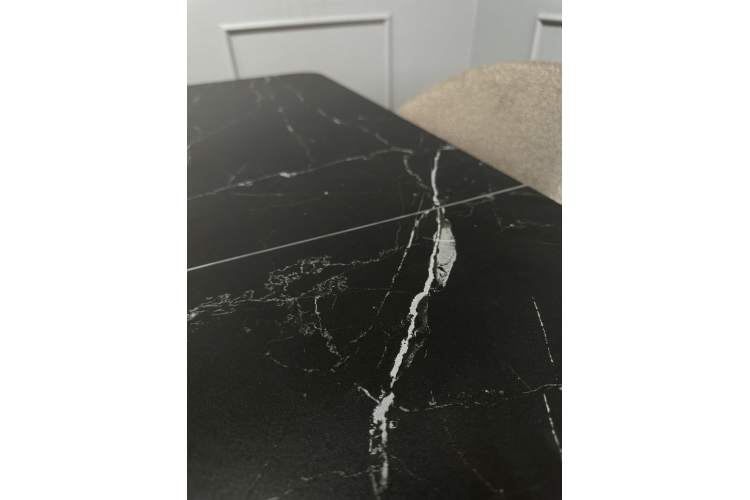 Стол KENNER DC1300 черный/керамика мрамор черный-7