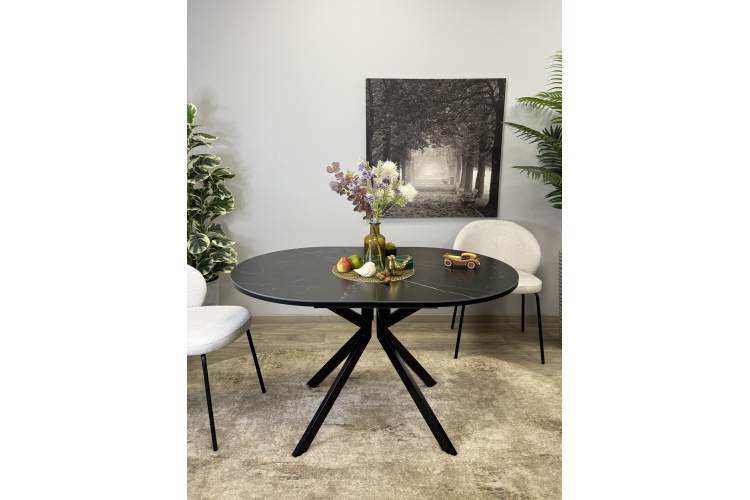 Стол KENNER DO1300 черный/керамика черная-1