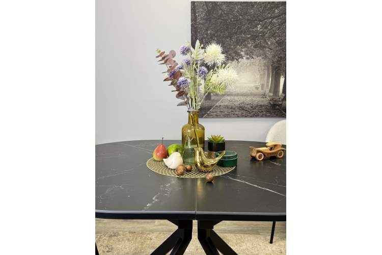 Стол KENNER DO1300 черный/керамика черная-4