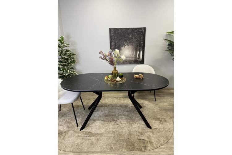 Стол KENNER DO1300 черный/керамика черная-8