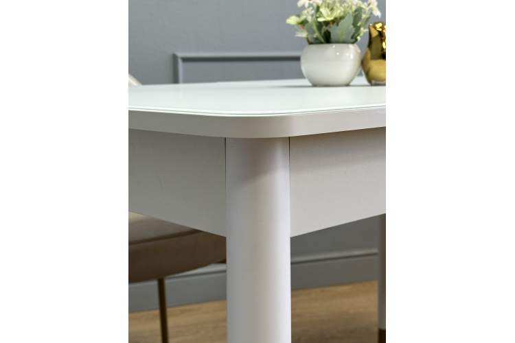 Стол KENNER K1100 белый/стекло белое сатин-6