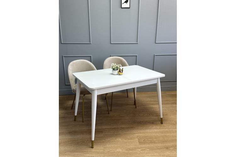 Стол KENNER K1100 белый/стекло белое сатин-7