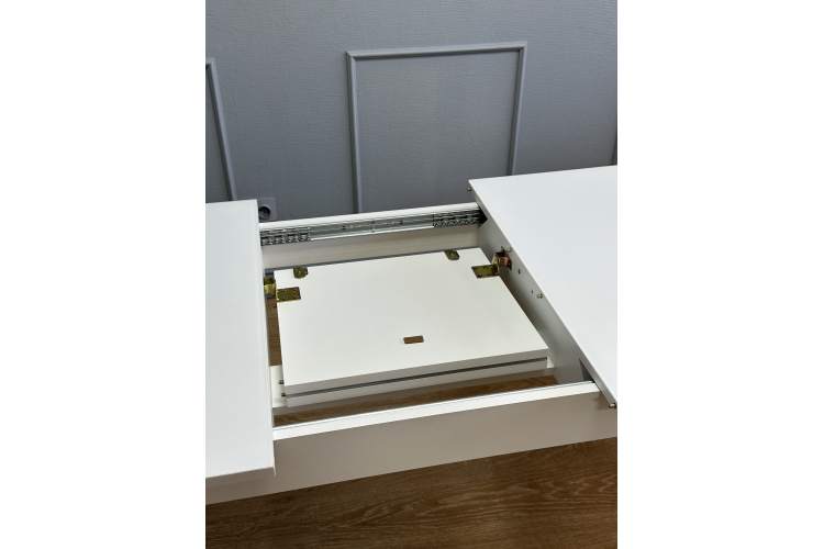 Стол KENNER K1100 белый/стекло белое сатин-10