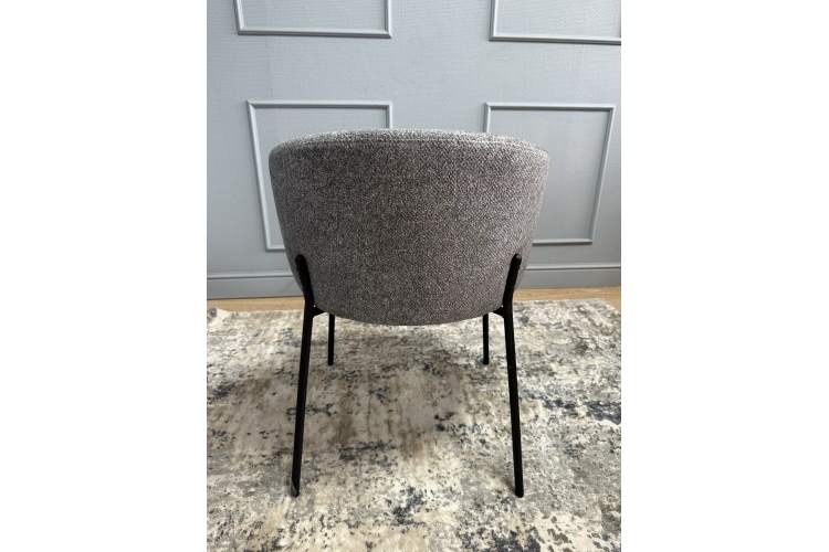 Комплект стульев 2шт KENNER 305SD черный/серый микробукле-3