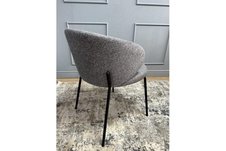 Комплект стульев 2шт KENNER 305SD черный/серый микробукле-4