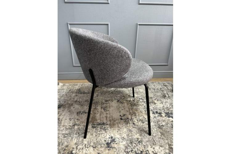 Комплект стульев 2шт KENNER 305SD черный/серый микробукле-5