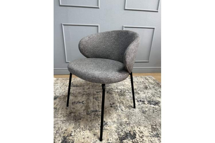 Комплект стульев 2шт KENNER 305SD черный/серый микробукле-6