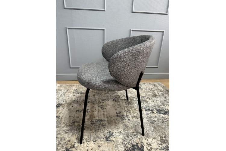 Комплект стульев 2шт KENNER 305SD черный/серый микробукле-7