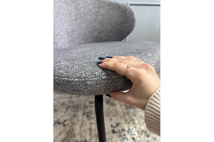 Комплект стульев 2шт KENNER 305SD черный/серый микробукле-10