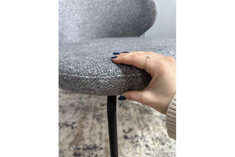 Комплект стульев 2шт KENNER 305SD черный/серый микробукле-11