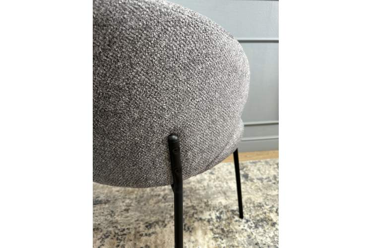 Комплект стульев 2шт KENNER 305SD черный/серый микробукле-13