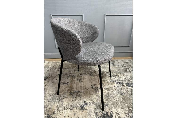 Комплект стульев 2шт KENNER 305SD черный/серый микробукле-15