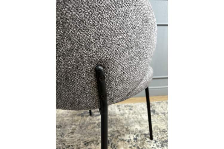 Комплект стульев 2шт KENNER 305SD черный/серый микробукле-16