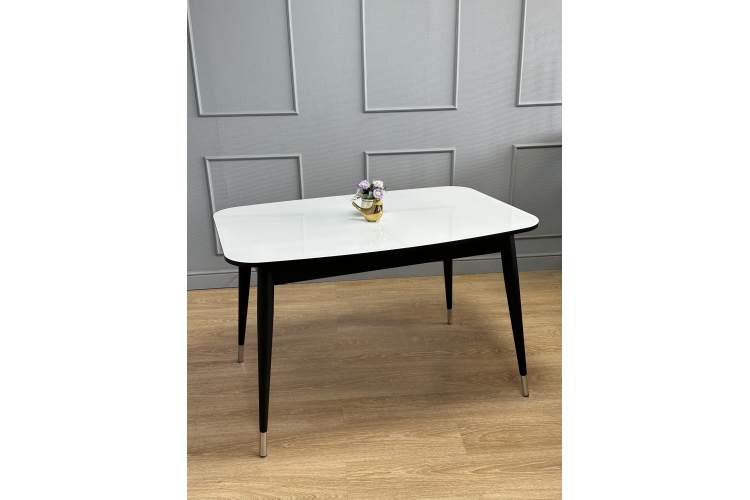 Стол KENNER K1200 венге/стекло белое сатин-4