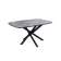 Стол DF1250 черный/керамика серая глянец