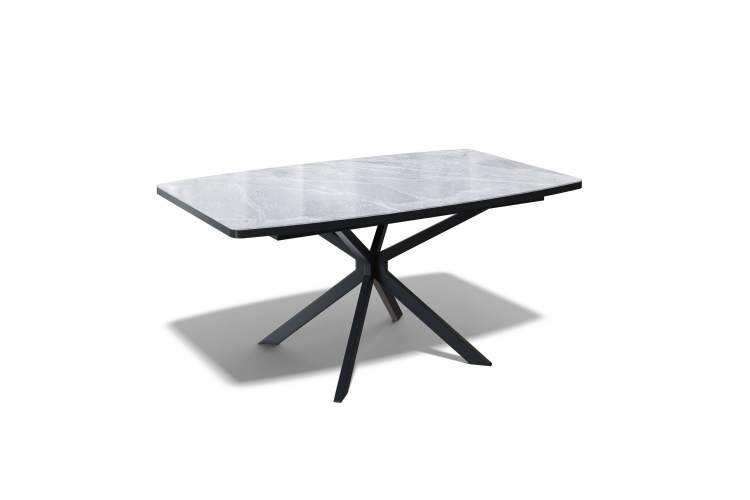 Стол KENNER BR1400 черный/ITALIAN MIDDLE GRAY