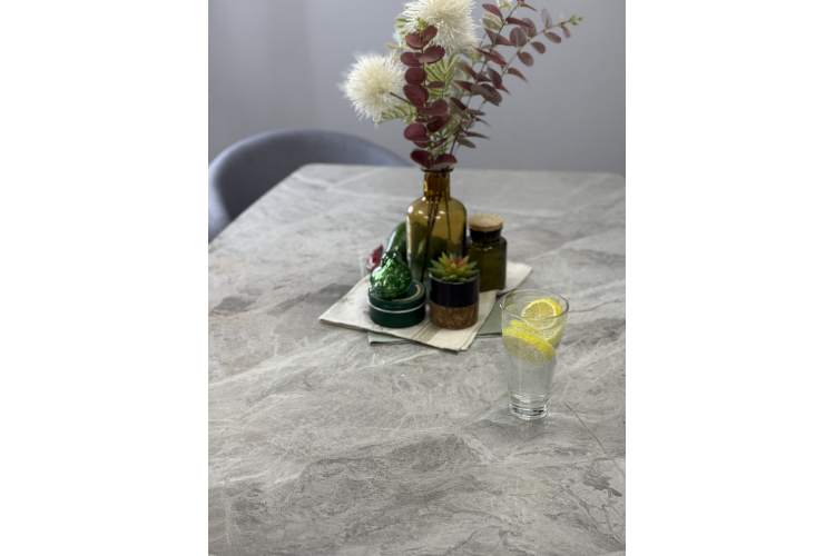 Стол KENNER BR1400 черный/ITALIAN MIDDLE GRAY-15