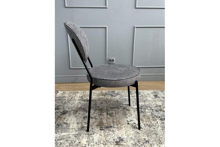 Комплект стульев 2шт KENNER 301SD черный/серый микробукле-2