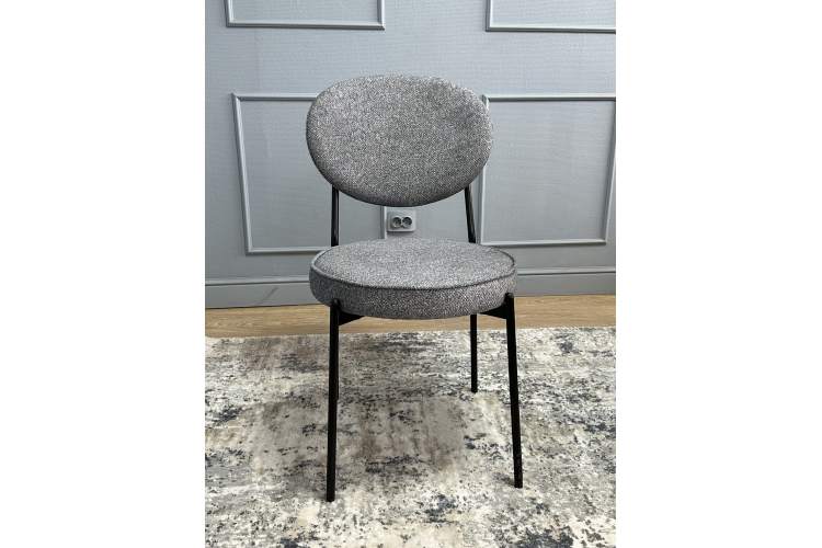 Комплект стульев 2шт KENNER 301SD черный/серый микробукле-10