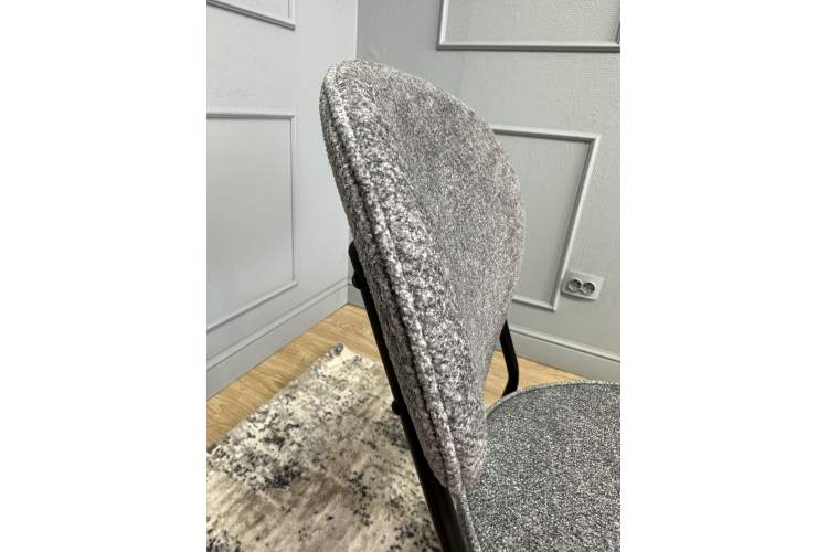 Комплект стульев 2шт KENNER 301SD черный/серый микробукле-13