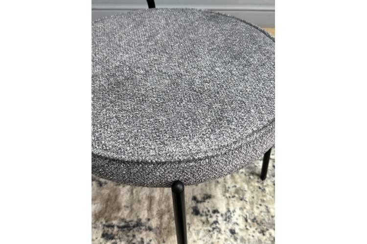 Комплект стульев 2шт KENNER 301SD черный/серый микробукле-15